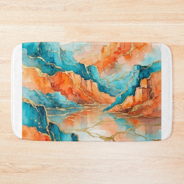 Item preview, Atuel Canyon in Watercolor - Argentine Landscapes designed and sold by Esencia Argentina.