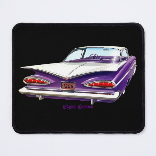 Item preview, 1959 Impala rear purple no text Kustom, Hot Rod, Muscle Car designed and sold by Elegant Customs.