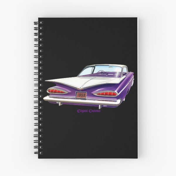 Item preview, 1959 Impala rear purple no text Kustom, Hot Rod, Muscle Car designed and sold by Elegant Customs.