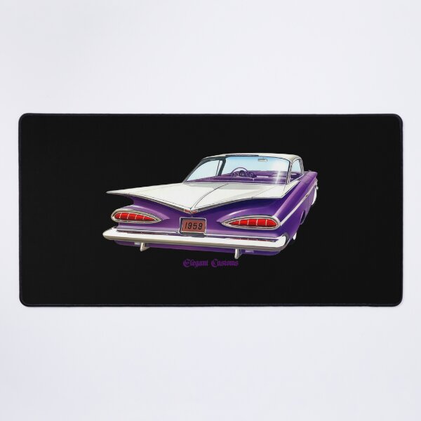 Item preview, 1959 Impala rear purple no text Kustom, Hot Rod, Muscle Car designed and sold by Elegant Customs.