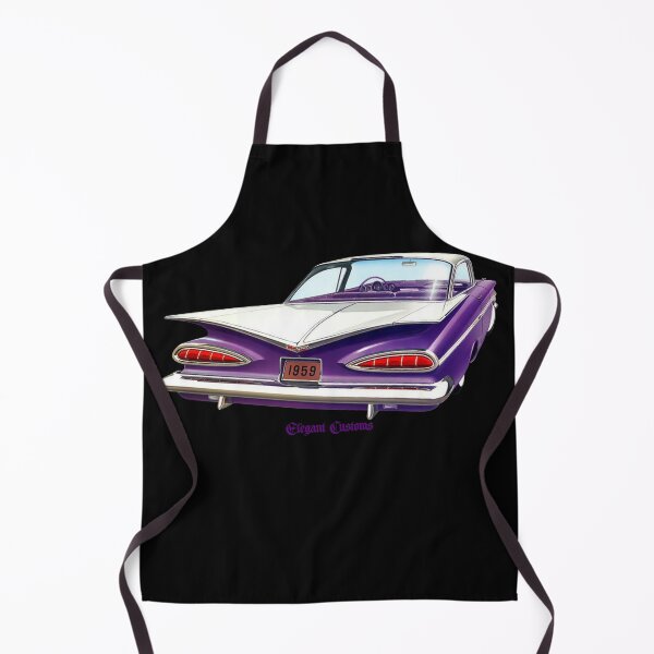 Item preview, 1959 Impala rear purple no text Kustom, Hot Rod, Muscle Car designed and sold by Elegant Customs.