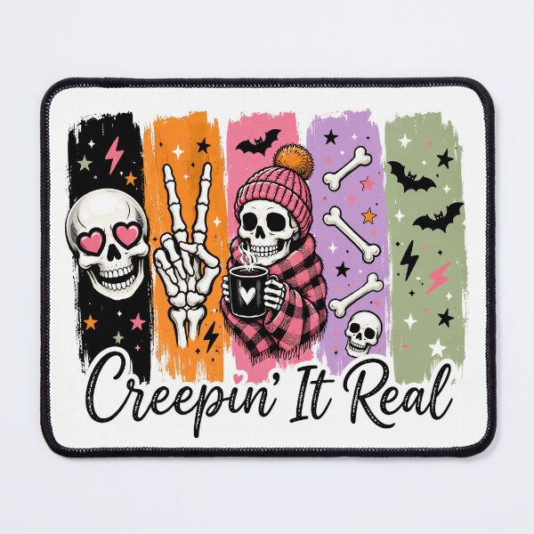 Item preview, Creepin It Real Cozy Skeleton Halloween Coffee designed and sold by CleanDecor.