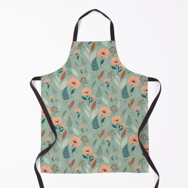 Item preview, Cozy Peach & Sage Wildflowers designed and sold by Foximsy.