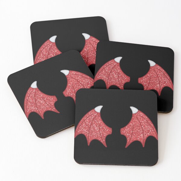 Item preview, Red Glitter Demon Wings Halloween designed and sold by LaPolilladPapel.