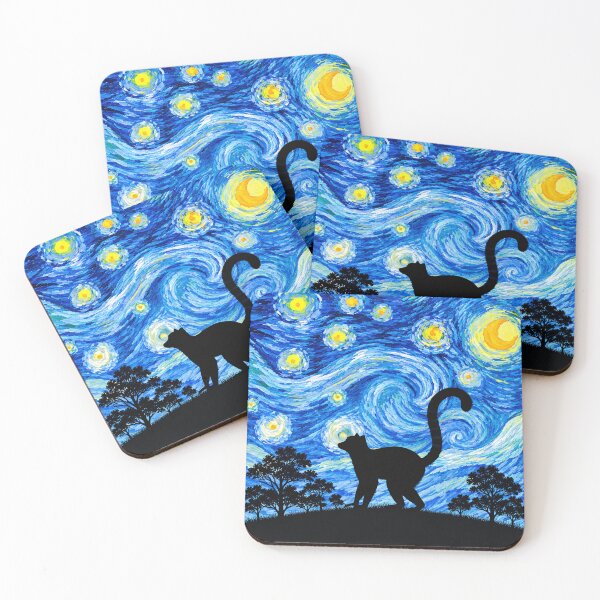 Item preview, Funny Lemur Starry Night Painting Moon Star Zoo Boys Girls designed and sold by FurryHavenPH.