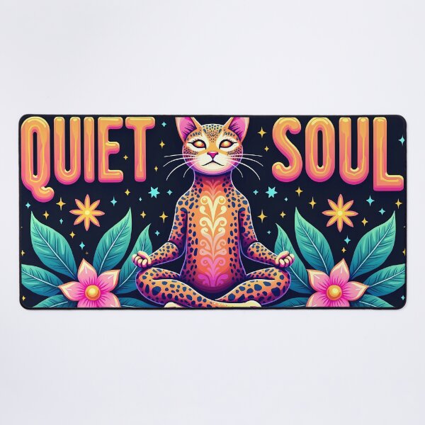Item preview, Quiet Soul Meditating Yoga Cat   designed and sold by JUANshop0331.