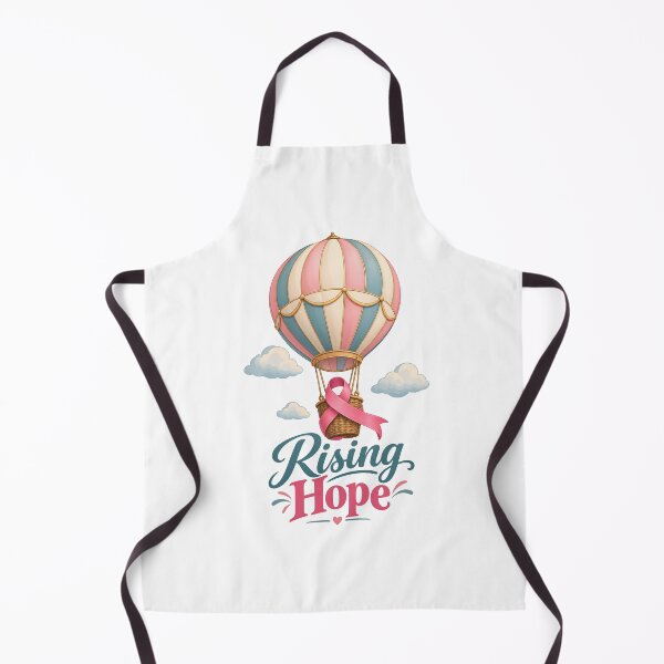 Item preview, Rising Hope Hot Air Balloon Ribbon Cancer Recovery designed and sold by UniversPlant | Blooming with Hope.