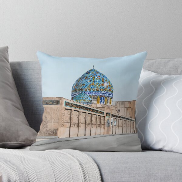 Aperçu de l'œuvre Estampe aquarelle de Bagdad (Irak) – Paysage urbain du Moyen-Orient créée et vendue par POSTERIOCREW.