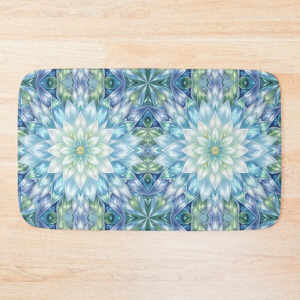 Item preview, Ice White Water Lily Mandala designed and sold by Imaginary-Sound.