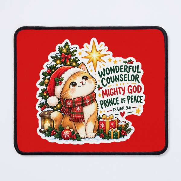 Item preview, Isaiah 9:6 Wonderful Counselor Mighty God Prince of Peace designed and sold by plushism.