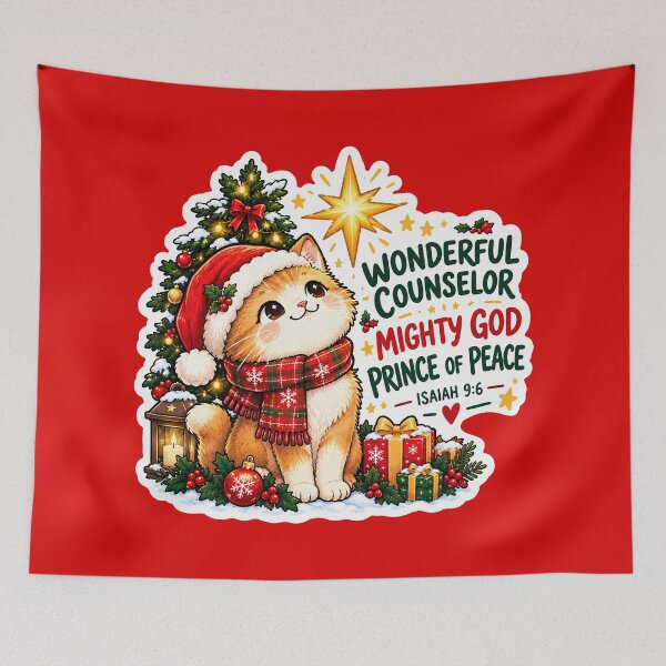 Item preview, Isaiah 9:6 Wonderful Counselor Mighty God Prince of Peace designed and sold by plushism.