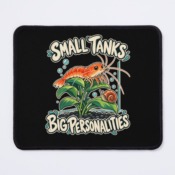 Item preview, Small Tanks Big Personalities - Aquarium Shrimp  designed and sold by Good Mood Foundry.