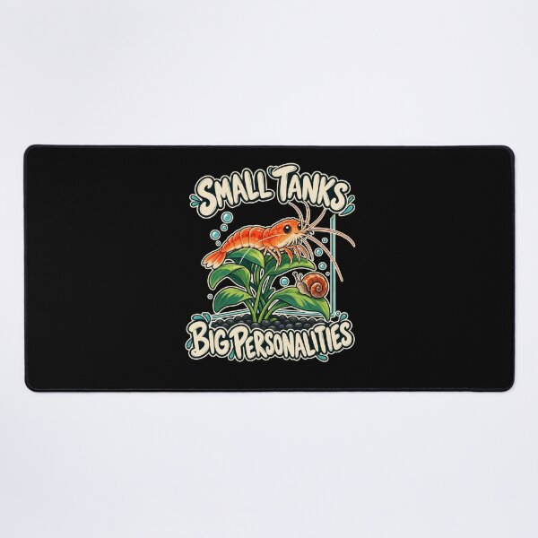 Item preview, Small Tanks Big Personalities - Aquarium Shrimp designed and sold by Good Mood Foundry.