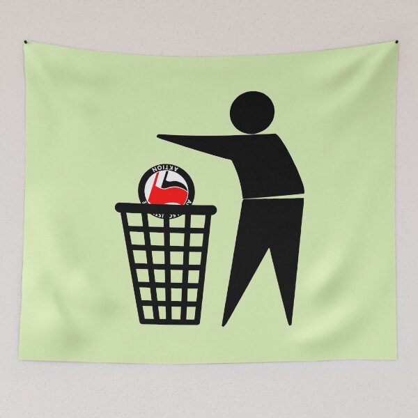 Item preview, Antifa in the bin designed and sold by ARTmanhART.