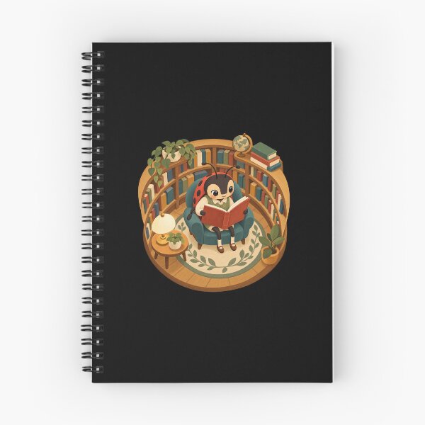Item preview, Cozy Ladybug Reading in a Round Library designed and sold by AMICO77.