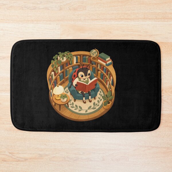 Item preview, Cozy Ladybug Reading in a Round Library designed and sold by AMICO77.