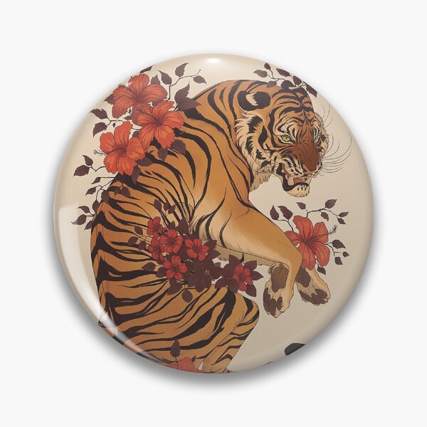 Item preview, tiger hibiscus designed and sold by MangoParfait.