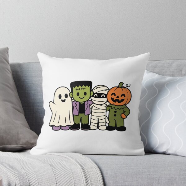 Item preview, Cute Halloween Monster Squad Friends Trick Or Treat Sticker Art designed and sold by wildsilencee.