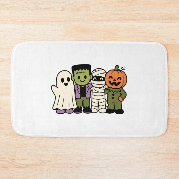 Item preview, Cute Halloween Monster Squad Friends Trick Or Treat Sticker Art designed and sold by wildsilencee.