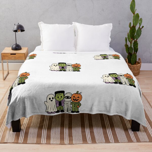Item preview, Cute Halloween Monster Squad Friends Trick Or Treat Sticker Art designed and sold by wildsilencee.