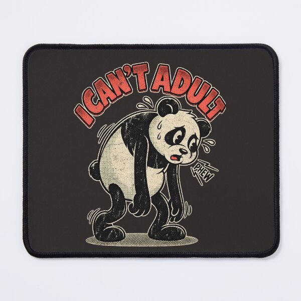 Item preview, Tired Panda Adulting Humor designed and sold by AwesomeBeyondLimits.