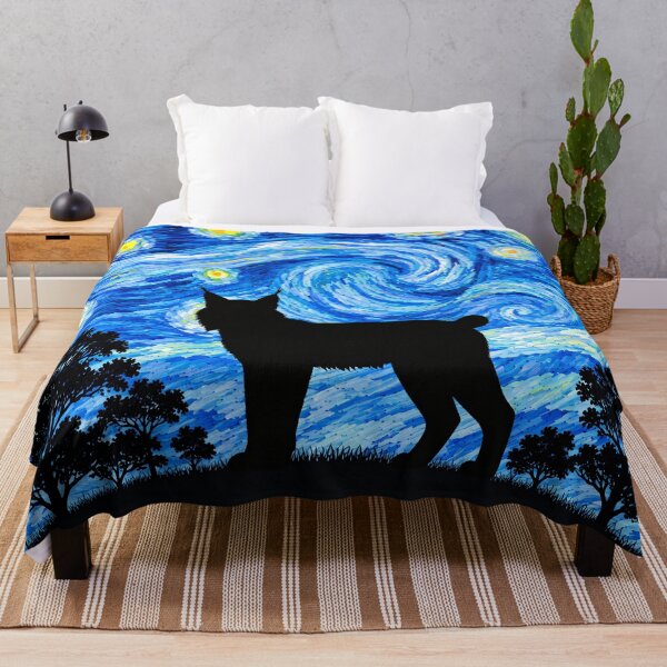 Item preview, Funny Lynx Starry Night Painting Moon Star Zoo Boys Girls designed and sold by FurryHavenPH.