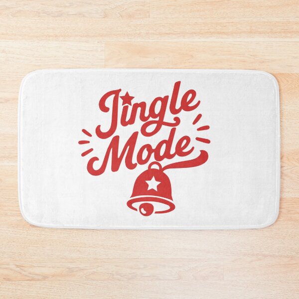 Item preview, Jingle Mode Christmas Modern Festive Typography with Bell Trendy Holiday designed and sold by HYPNK.
