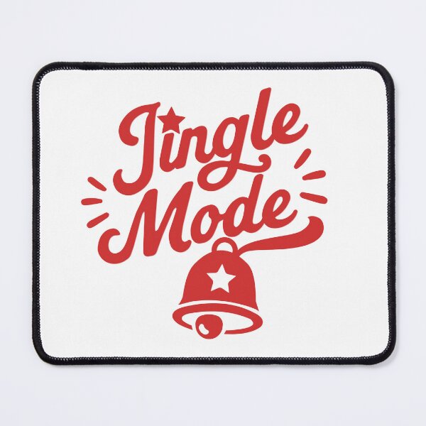 Item preview, Jingle Mode Christmas Modern Festive Typography with Bell Trendy Holiday designed and sold by HYPNK.