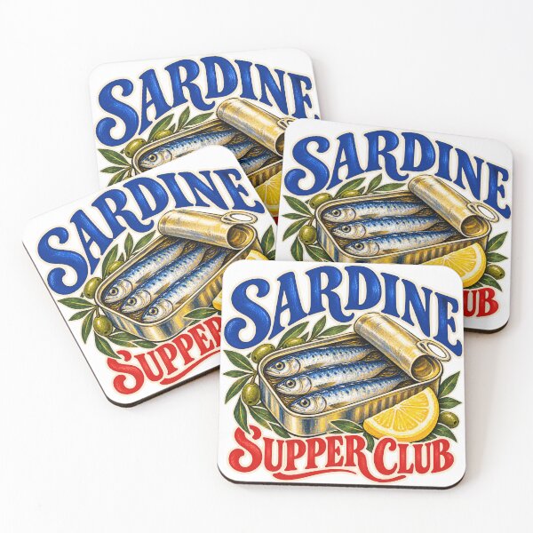 Item preview, Sardine Supper Club designed and sold by GSideArtStore.