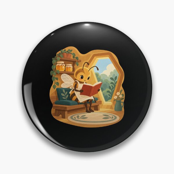 Item preview, Cozy Bee Reading During a Hive Work Break designed and sold by AMICO77.