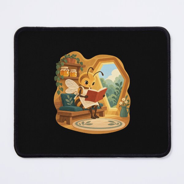 Item preview, Cozy Bee Reading During a Hive Work Break designed and sold by AMICO77.