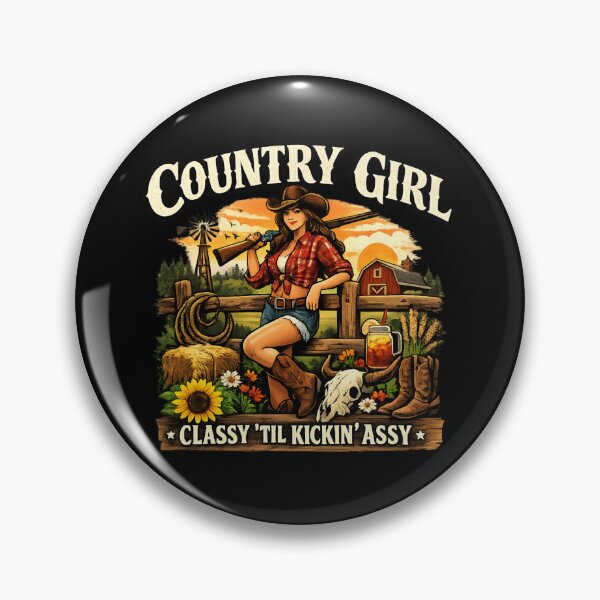 Artikelvorschau, Vintage Country Girl Cowgirl Ranch - Western Farm Retro entworfen und verkauft von SidTastic .