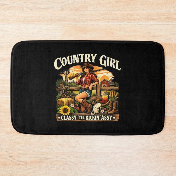 Item preview, Vintage Country Girl Cowgirl Ranch - Western Farm Retro designed and sold by SidTastic .