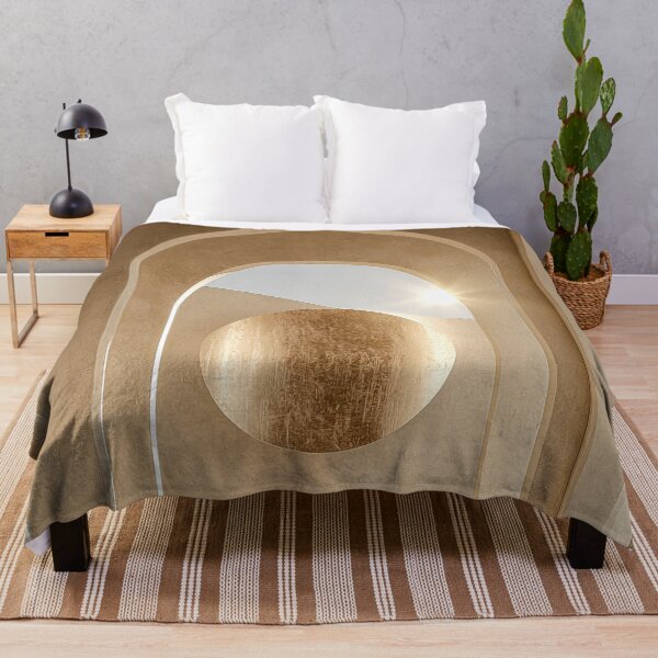 Item preview, Golden Sun Arches and Minimalist Sandstone Interior Print designed and sold by MargaretWiktor.