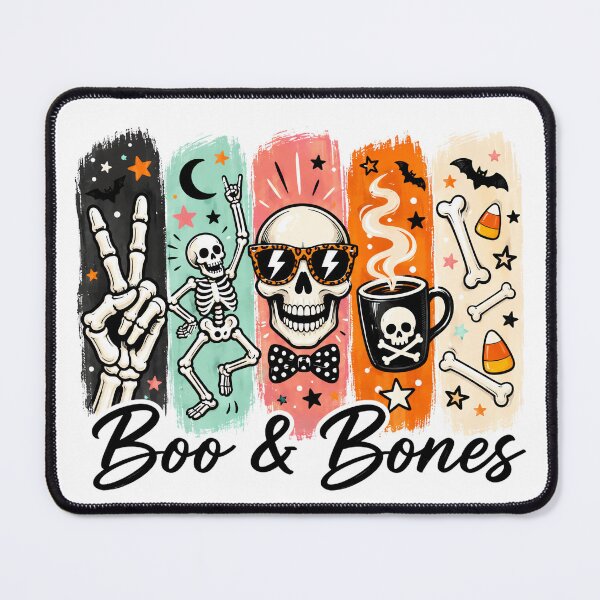 Item preview, Boo And Bones Colorful Halloween Skeleton designed and sold by CleanDecor.
