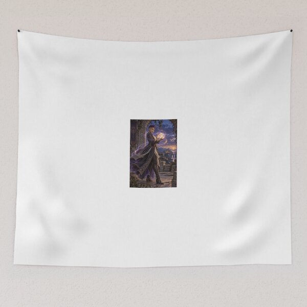 Item preview, Magical Mage in Purple Robes at Sunset designed and sold by CathryneDelamort.