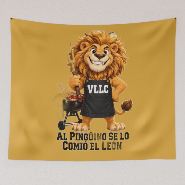Item preview, VLLC The Penguin Was Eaten by the Lion Funny Art designed and sold by VICTORY LIBERTY .