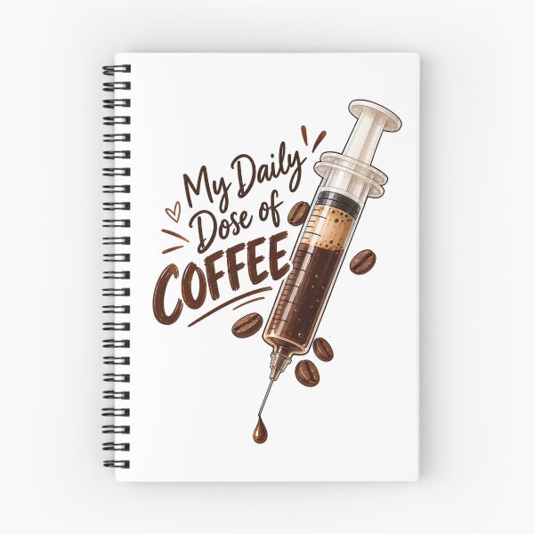 Item preview, My Daily Dose of Coffee Funny Pharmacist coffee syringe design designed and sold by Safa  Reda.