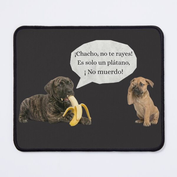 Item preview, Presa Canario Puppy Banana Humor - Dude, don't stress! designed and sold by EfectoCreativo.