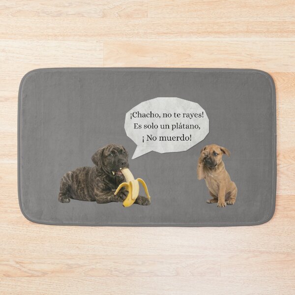 Item preview, Presa Canario Puppy Banana Humor - Dude, don't stress! designed and sold by EfectoCreativo.