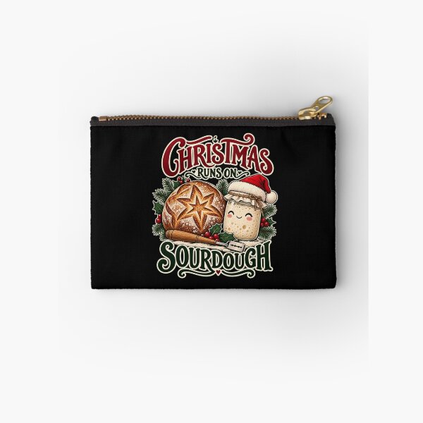 Artikelvorschau, Weihnachten läuft mit Sauerteig entworfen und verkauft von Good Mood Foundry.