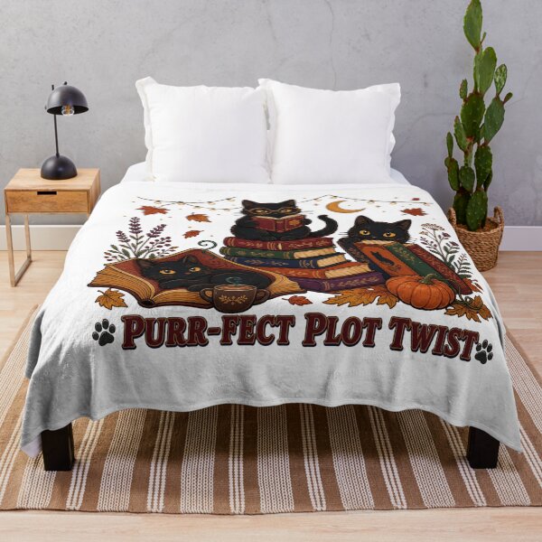 Item preview, Purr-Fect Plot Twist Literary Cat designed and sold by MOSIDRIP™.