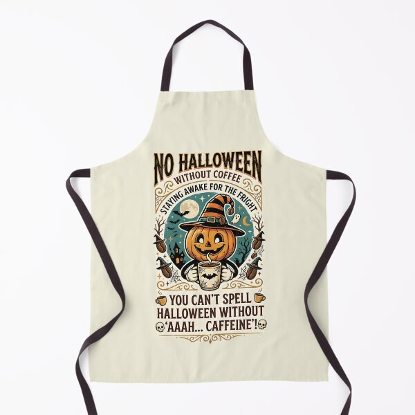 Artikelvorschau, No Halloween without coffee - Staying awake for the fright entworfen und verkauft von ParadoxParadox.