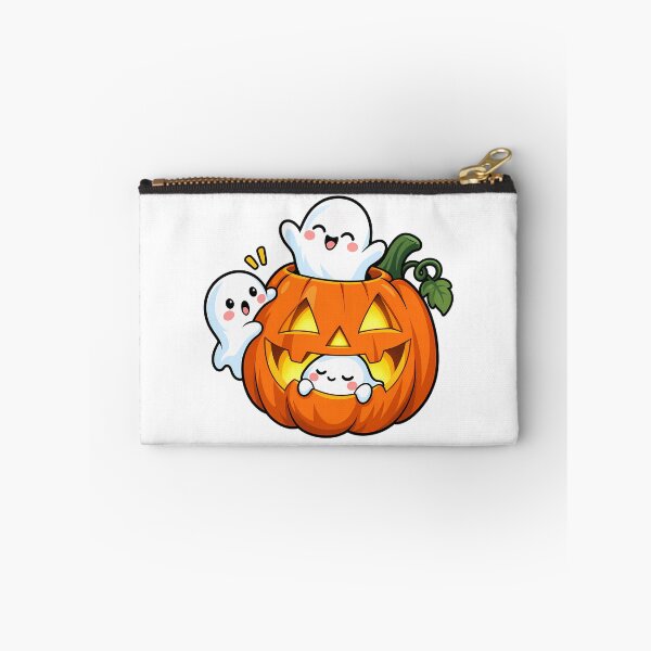 Item preview, Three Cute Ghosts in a Glowing Jack-o'-Lantern designed and sold by bwanaboards.