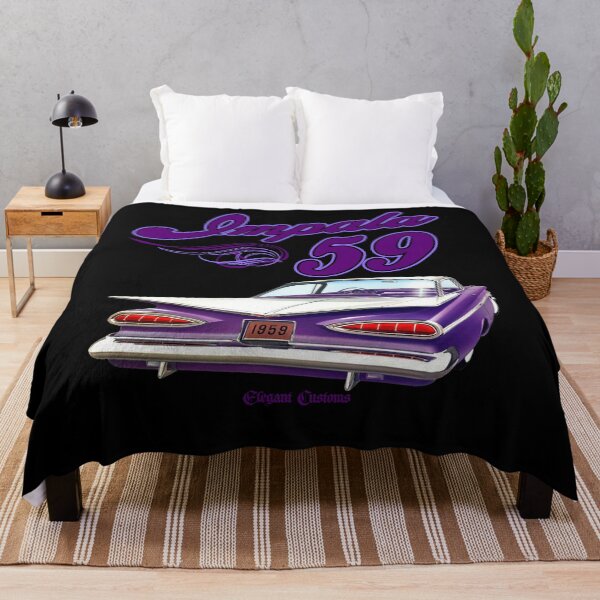 Item preview, 1959 Impala rear purple with text - Lowrider, Kustom, Hot Rod, Muscle Car designed and sold by Elegant Customs.