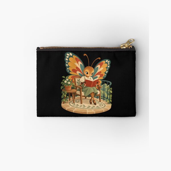 Item preview, Cozy Butterfly Reading on a Breezy Balcony designed and sold by AMICO77.