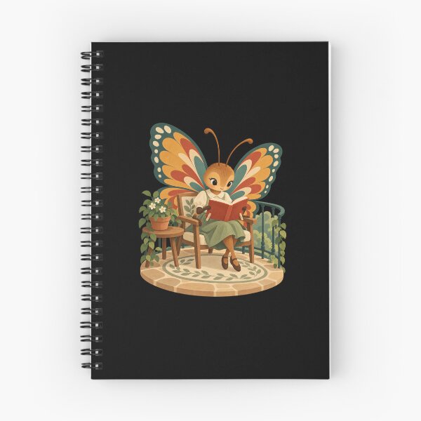 Item preview, Cozy Butterfly Reading on a Breezy Balcony designed and sold by AMICO77.