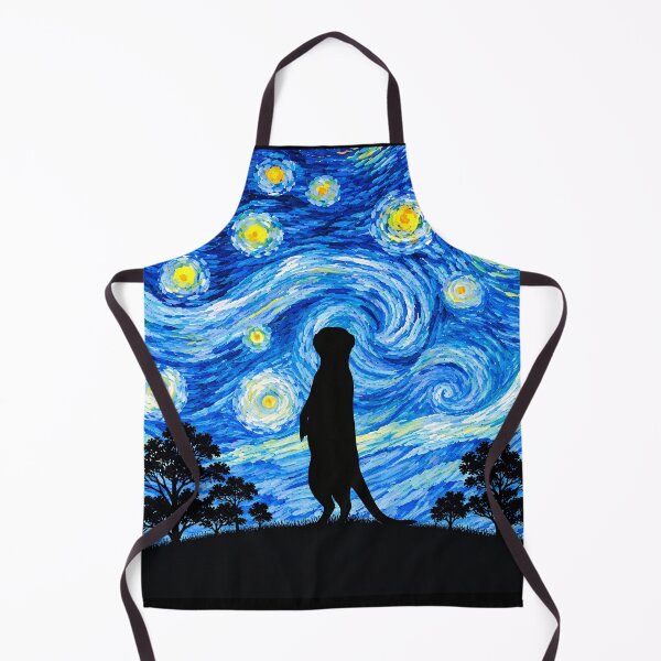 Item preview, Funny Meerkat Starry Night Painting Moon Star Zoo Boys Girls designed and sold by FurryHavenPH.