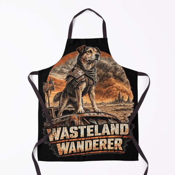 Item preview, Wasteland Wanderer Funny Post Apocalyptic Dog Action Movie Lover Gift Idea designed and sold by FurRealStudioCo.
