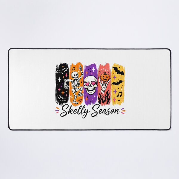 Item preview, Skelly Season Colorful Skeleton Halloween Vibes designed and sold by CleanDecor.